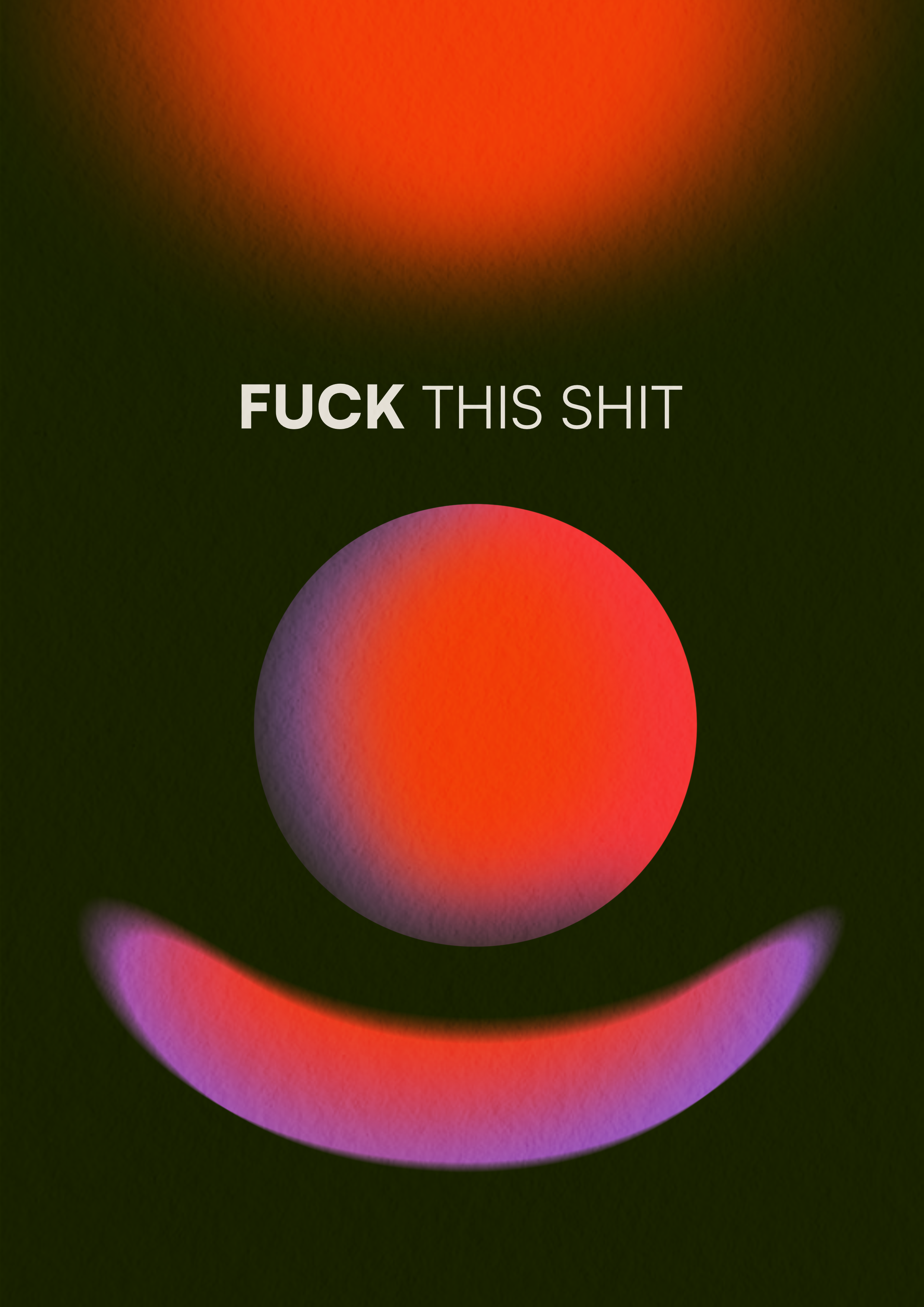 Gradient Wall Art | Quote Print | Graphic Design Poster