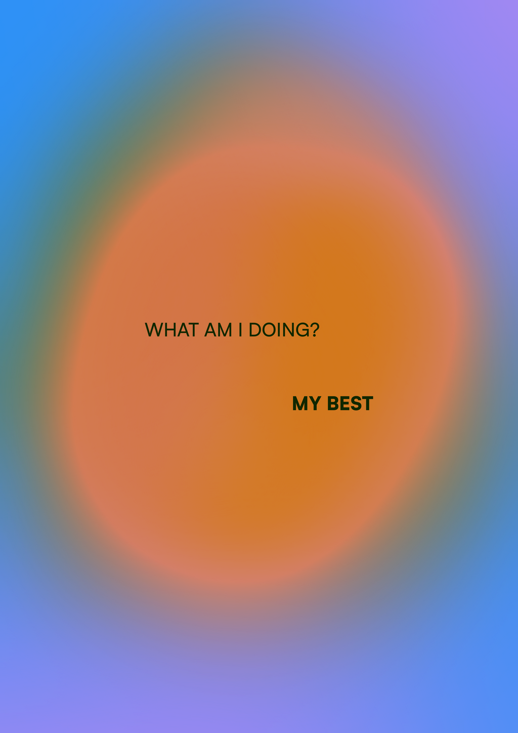 Abstract Gradient Art Print | Modern Aura Poster