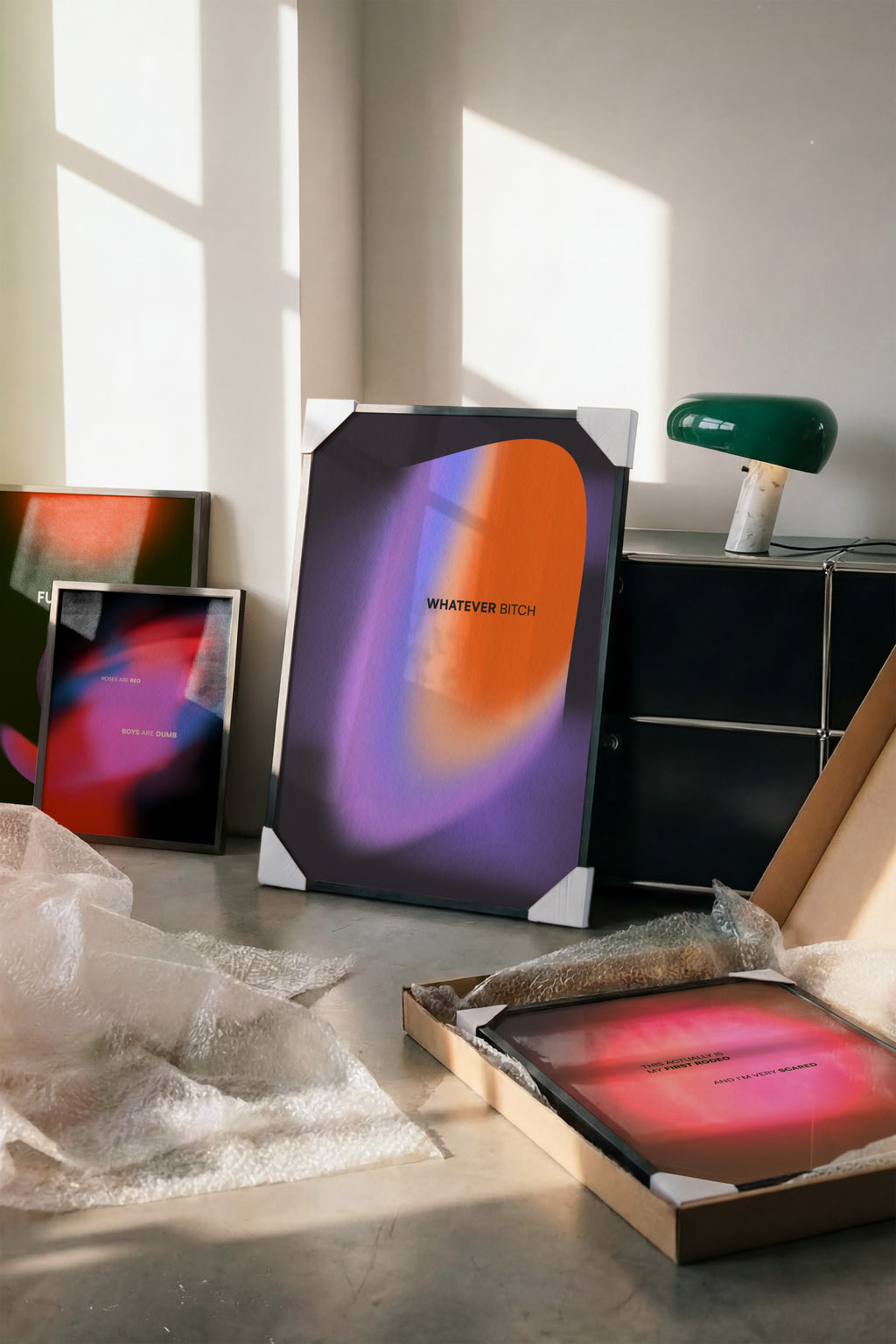 Abstract Gradient Poster | Quote Print | Graphic Design