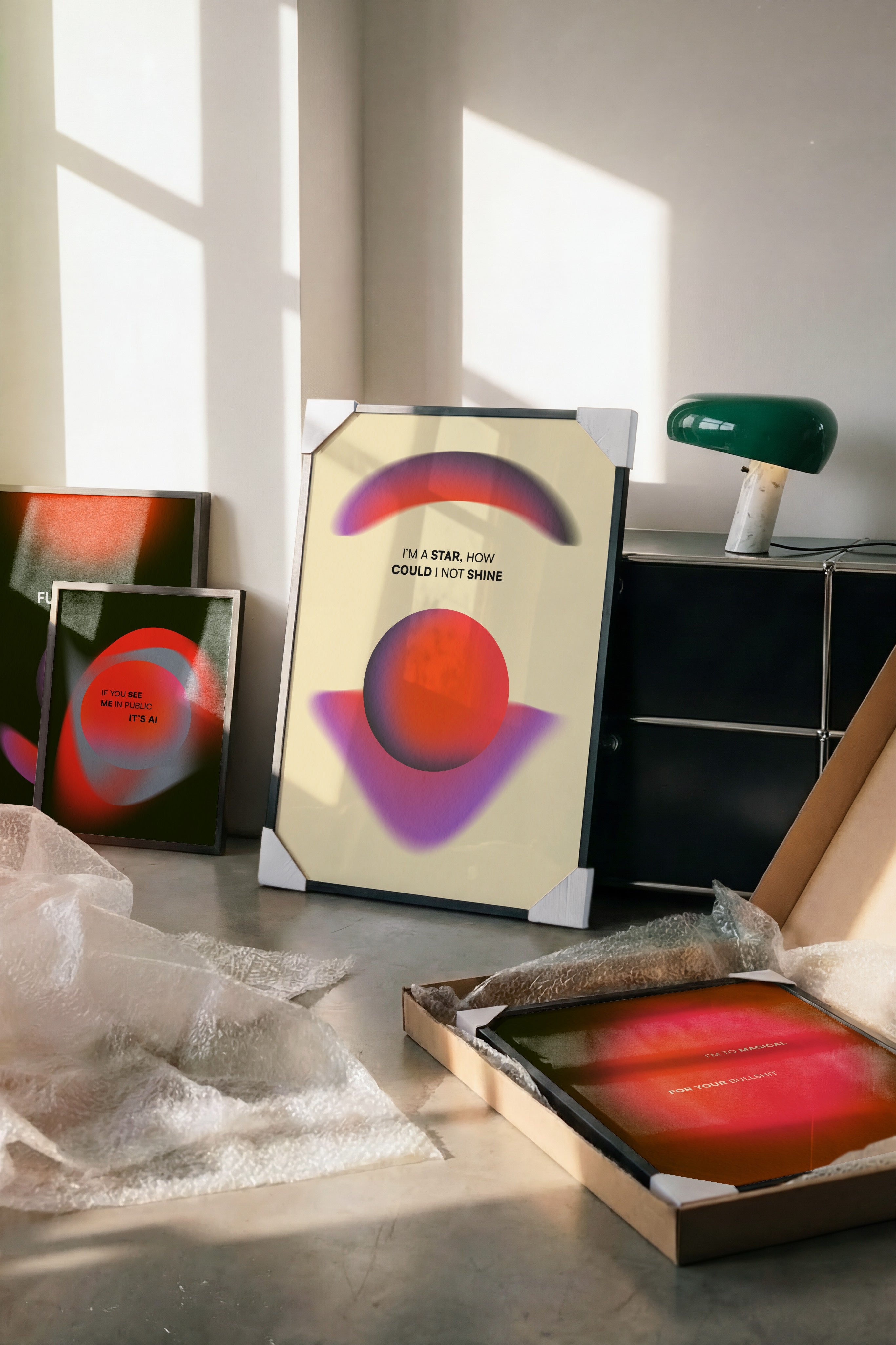 Quote Print  | Gradient Poster | Graphic Design