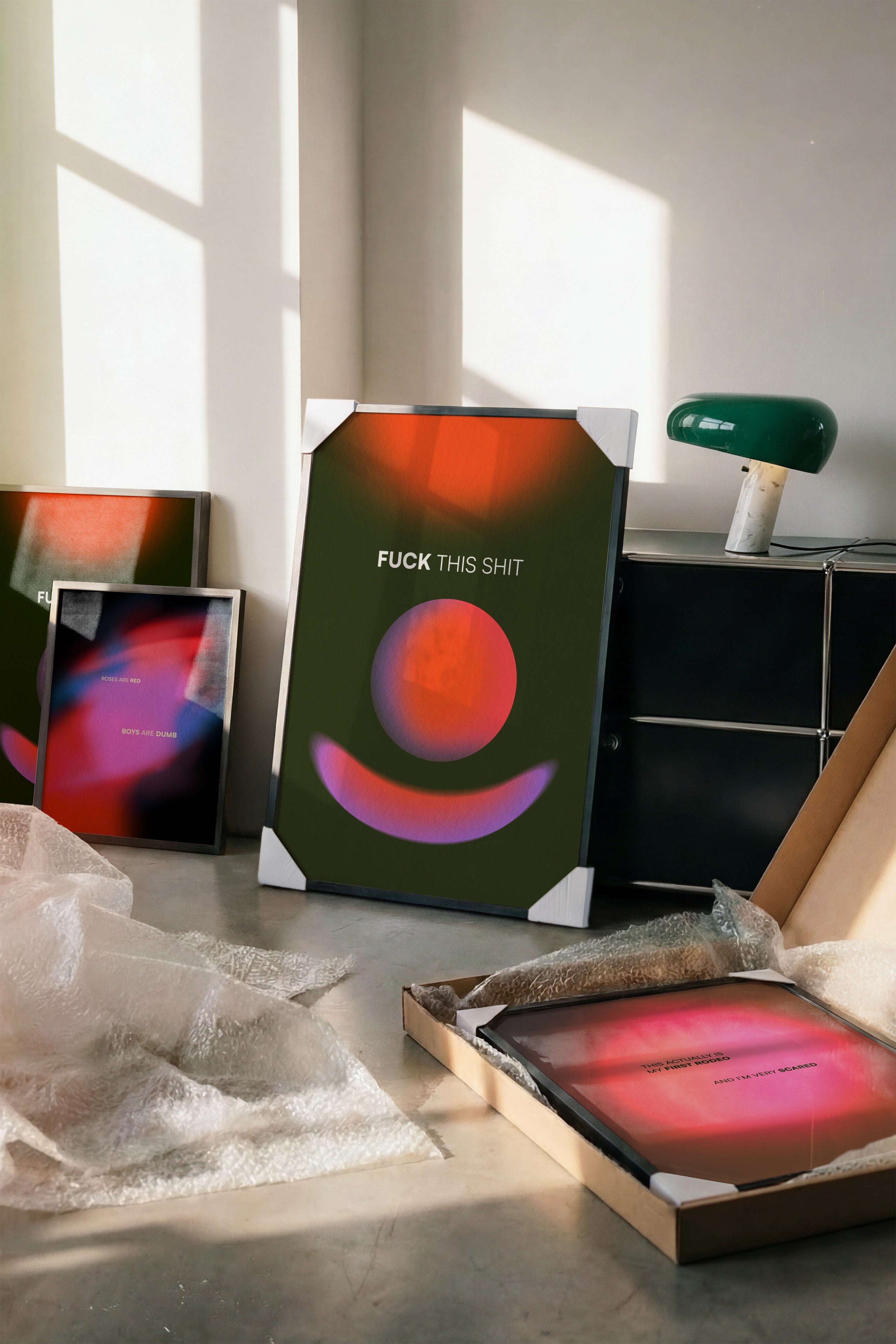 Gradient Wall Art | Quote Print | Graphic Design Poster