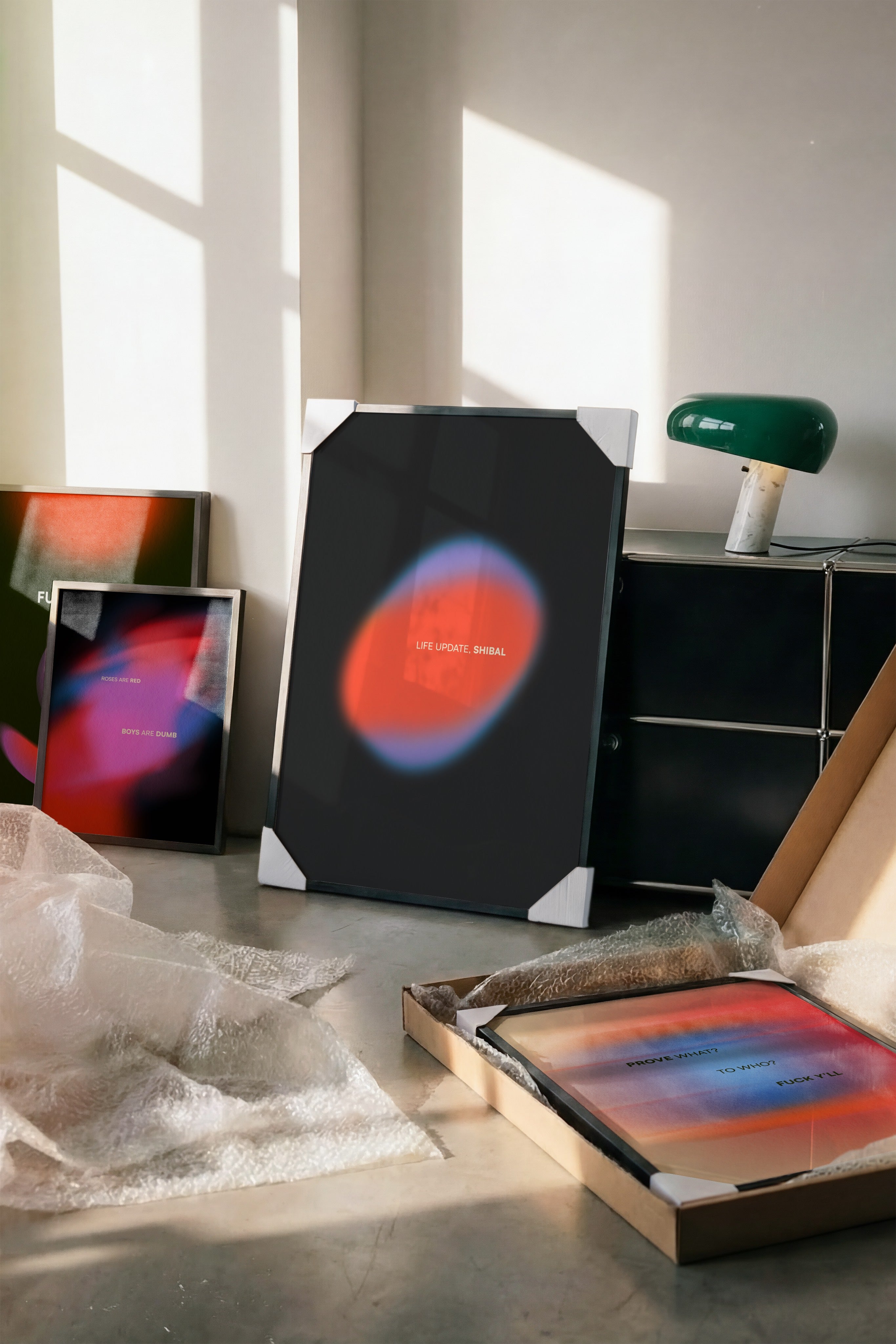 Aura Gradient Art Print | Affirmation Poster
