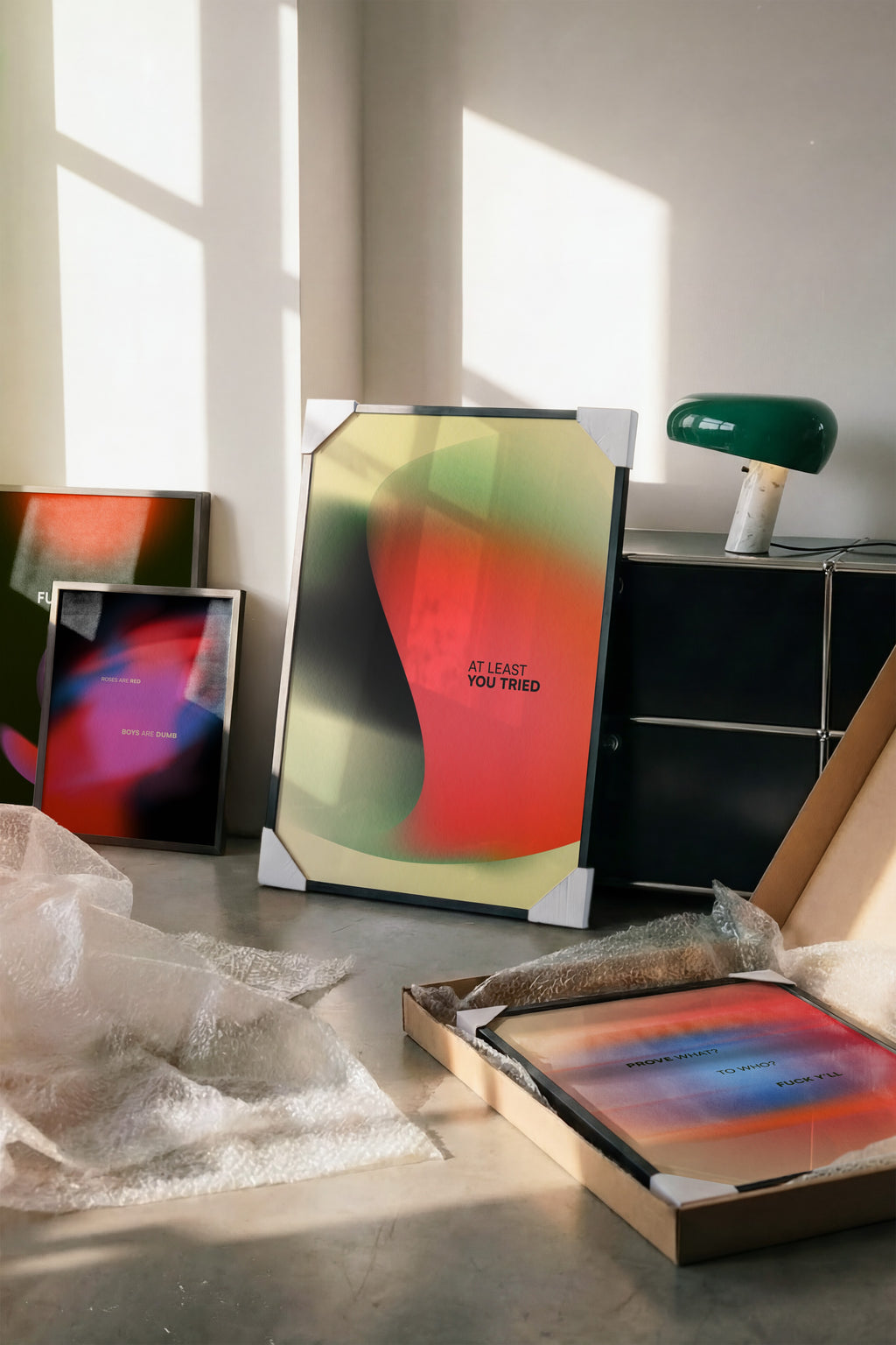 Abstract Aura | Gradient Art Print | Graphic Design
