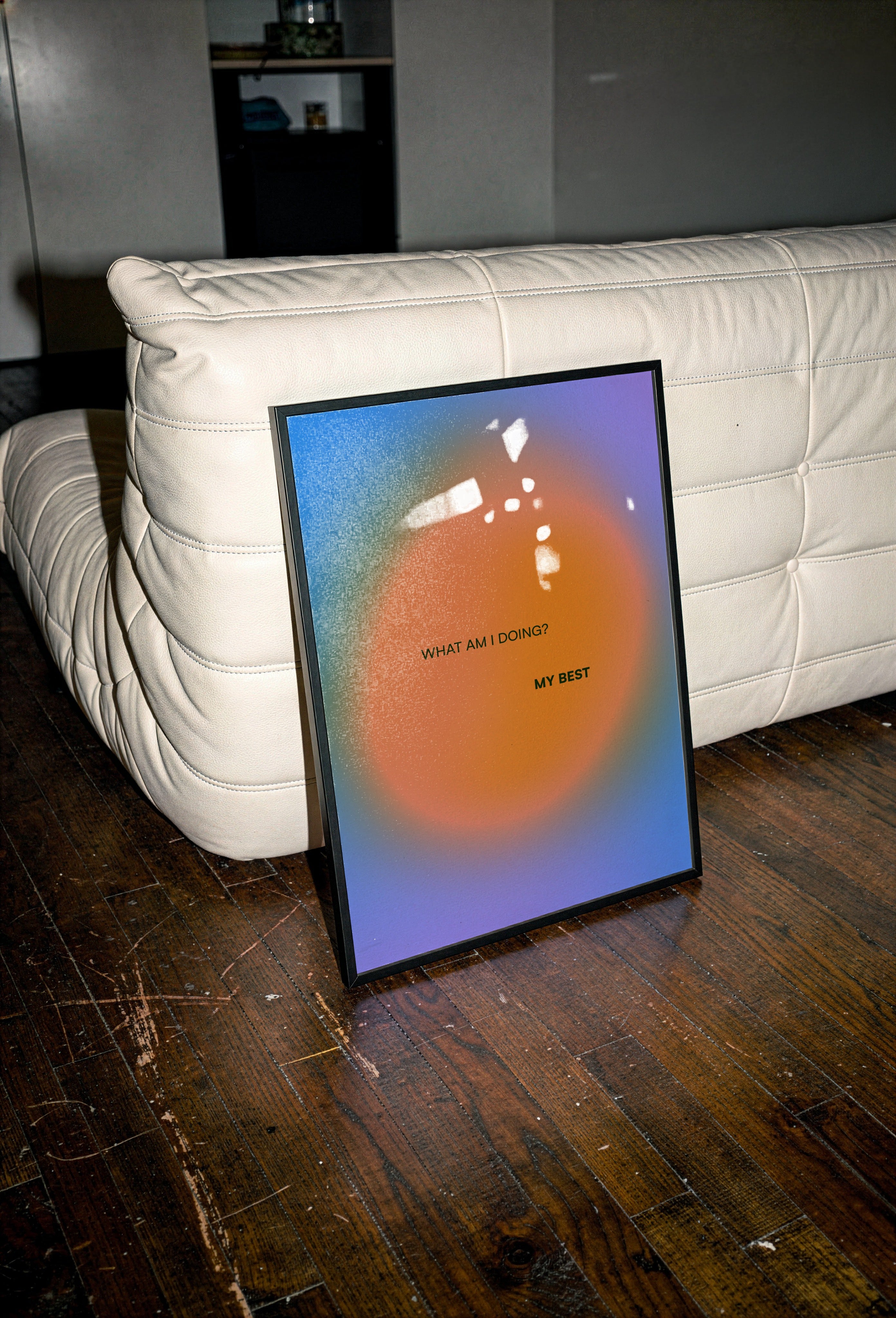 Abstract Gradient Art Print | Modern Aura Poster