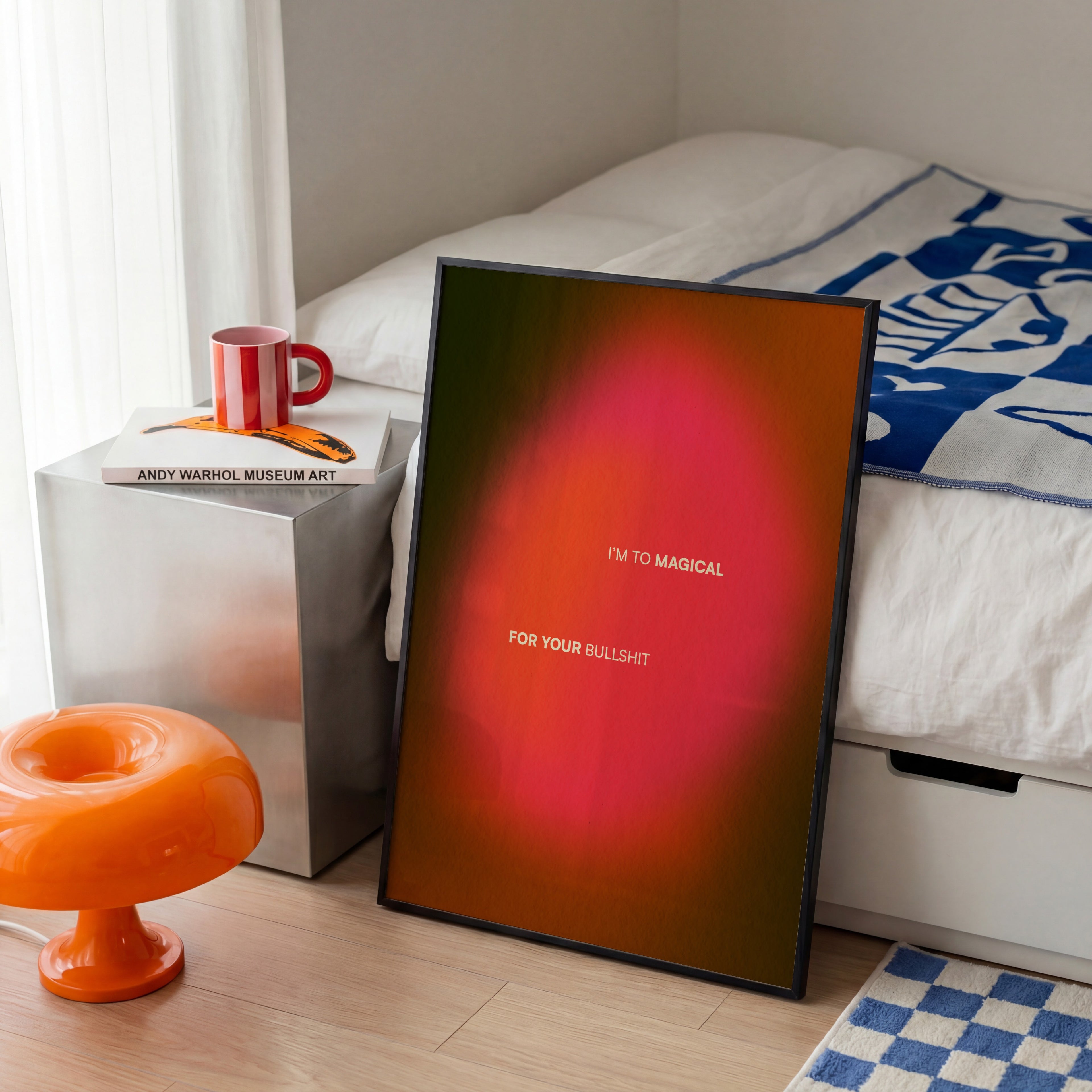 Aura Gradient Art Print | Abstract Wall Decor