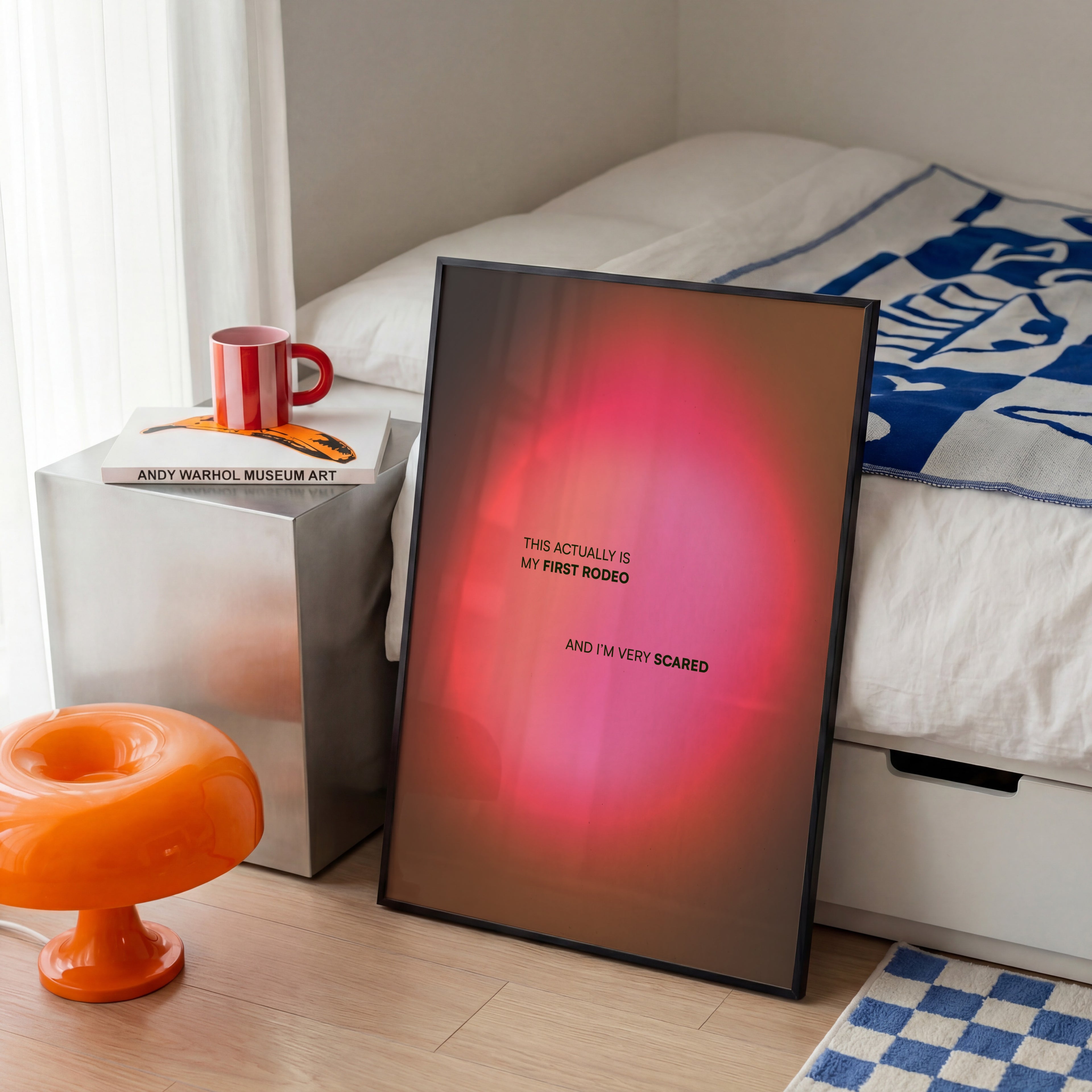 Aura Gradient Art Print | Abstract Wall Decor