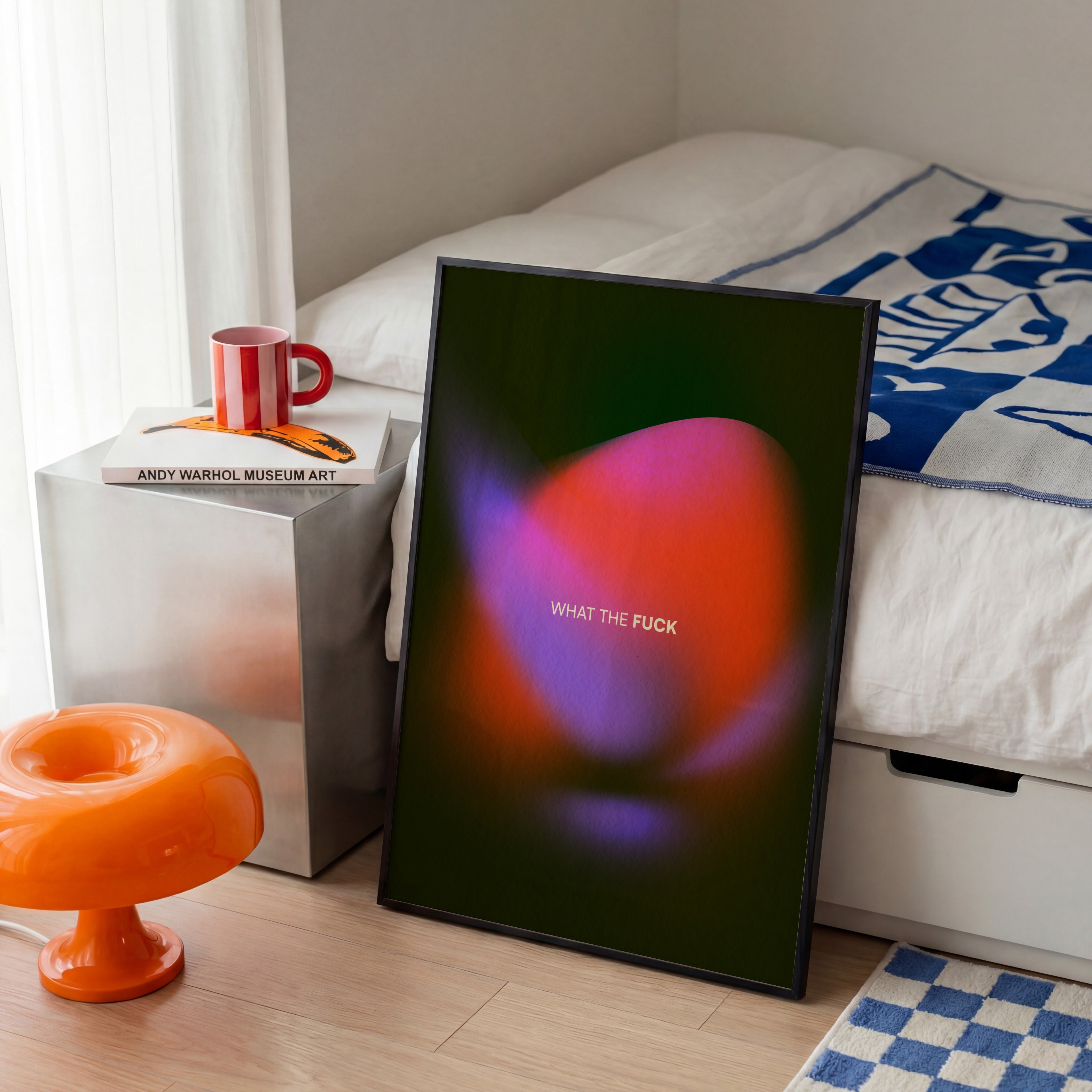 Aura Gradient Art Print | Abstract Wall Decor | Modern Aura Poster