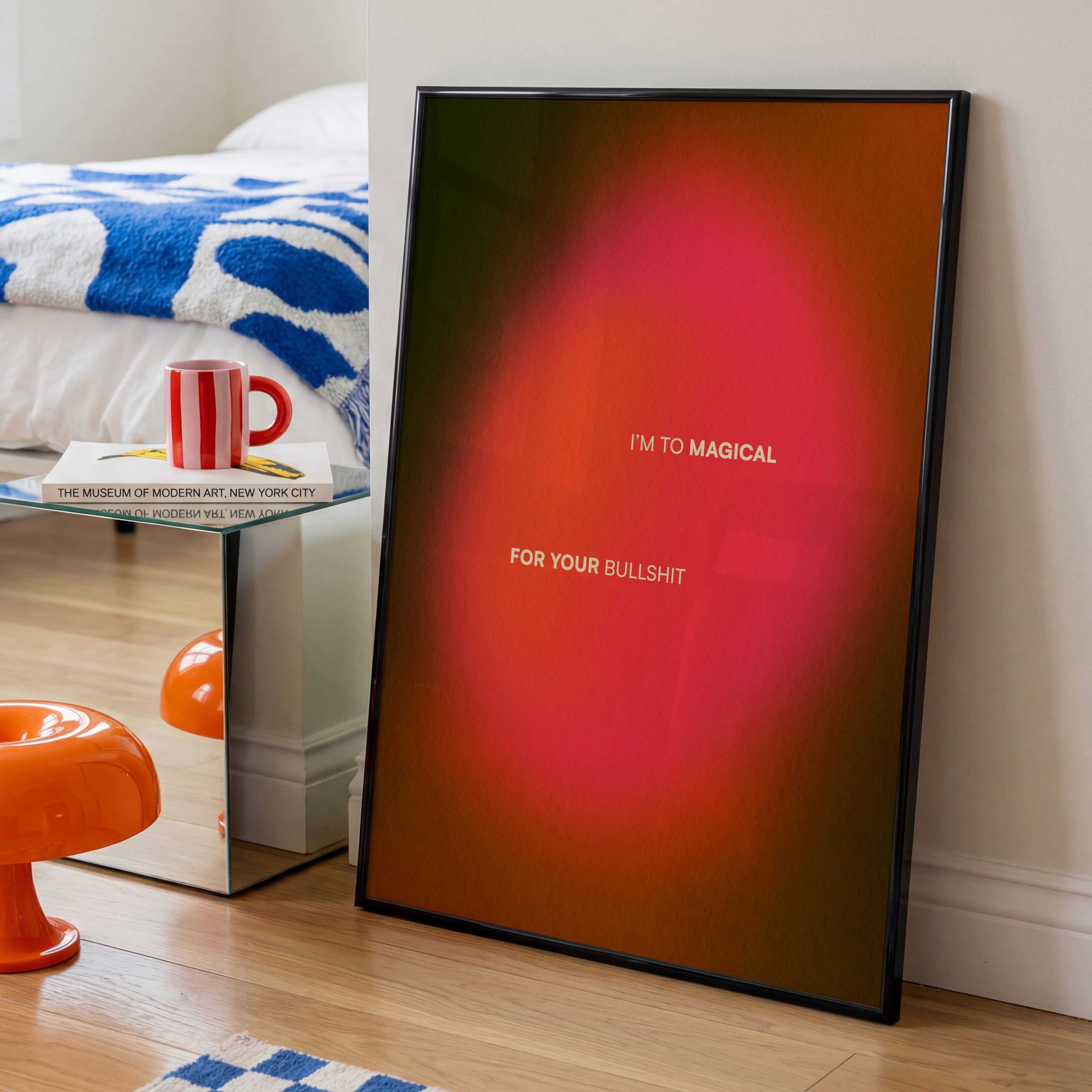 Aura Gradient Art Print | Abstract Wall Decor