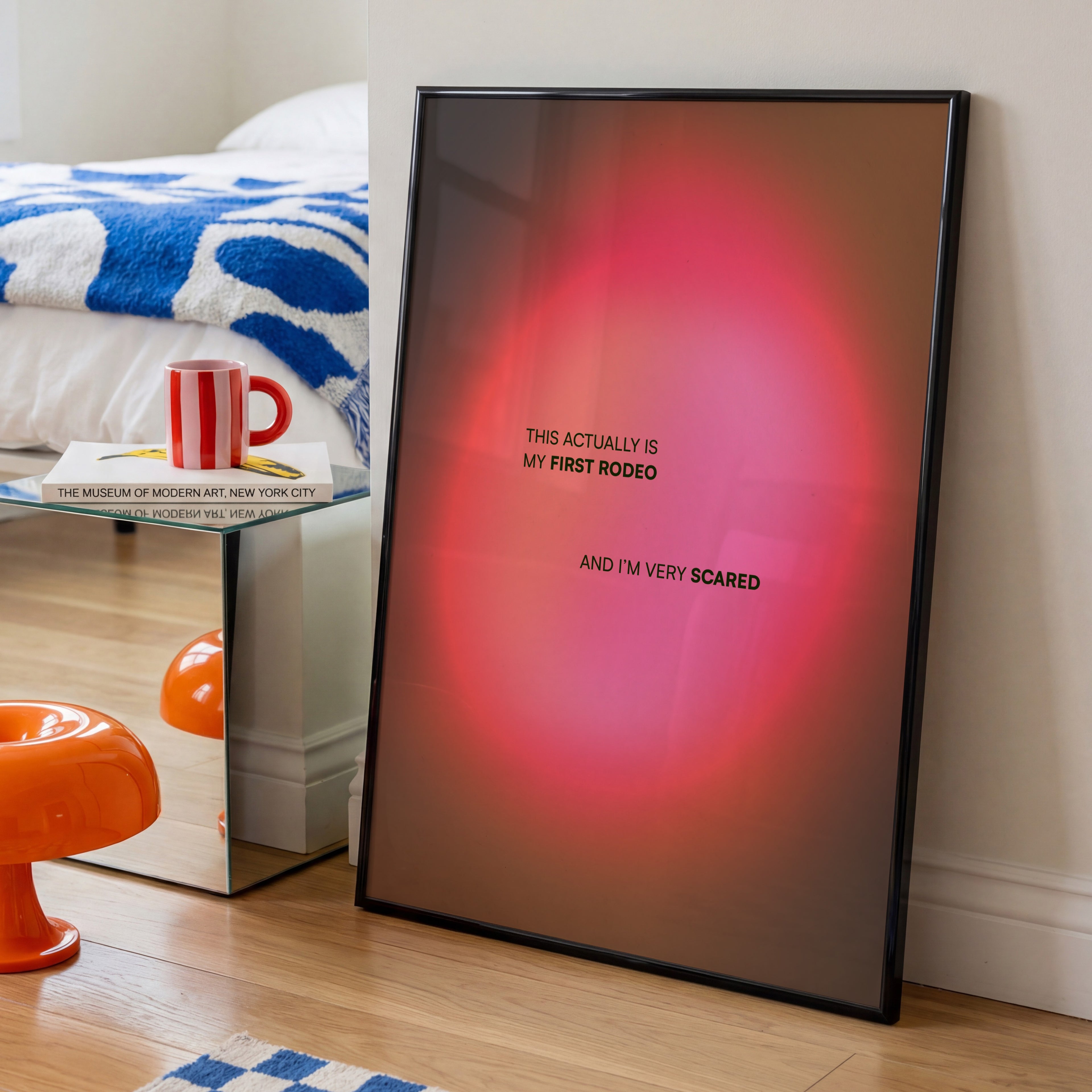 Aura Gradient Art Print | Abstract Wall Decor
