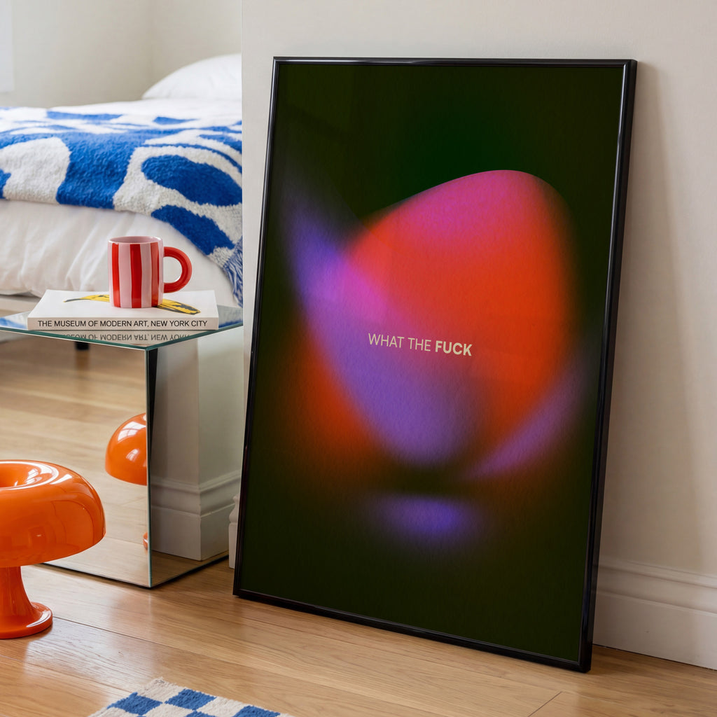 Aura Gradient Art Print | Abstract Wall Decor | Modern Aura Poster