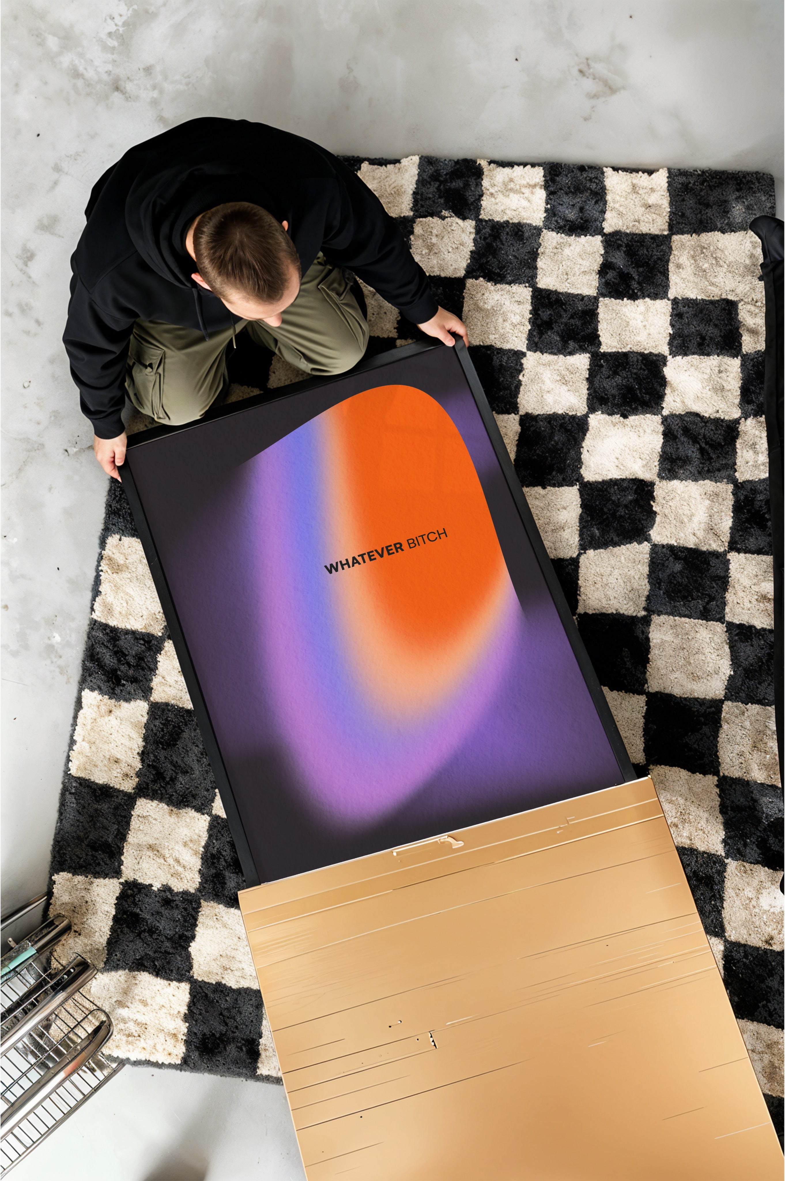 Abstract Gradient Poster | Quote Print | Graphic Design