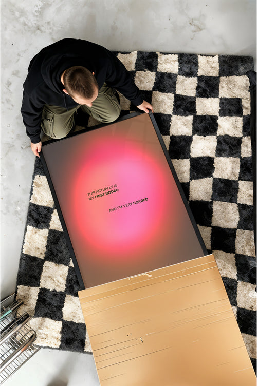 Aura Gradient Art Print | Abstract Wall Decor